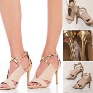 Calvin klein suede heels